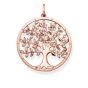 Thomas Sabo Tree of Love Pendant, Rose Gold