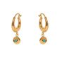 Annie Haak Turquoise Spirit Gold Earrings E0342