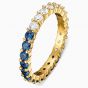 Swarovski Vittore Ring - Blue and White - Gold-tone Plating - 5511562  5535211  5535251