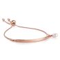 Jersey Pearl Viva Slider Bracelet - Rose Gold