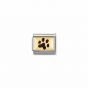 Nomination Classic Dog Paw Charm - 18k Gold - 030284/47