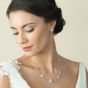 Ivory & Co Waterlily Pearl Crystal Stud Earrings - waterlilypearlearrings