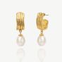 Ivory & Co West Palm Gold Pearl Earrings