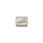 Nomination Gold and Zirconia Wing Charm - 030322/32