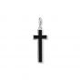 Thomas Sabo Charm Pendant - Black Onyx Cross y0020-024-11