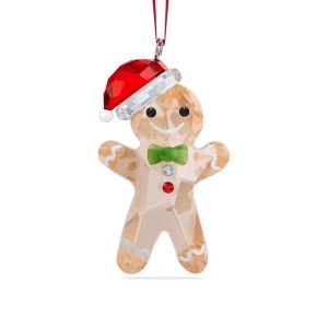 Swarovski Crystal Holiday Cheers Gingerbread Man Ornament
