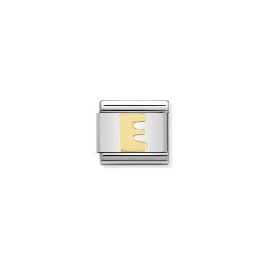 Nomination Gold Classic Letter Charm - E