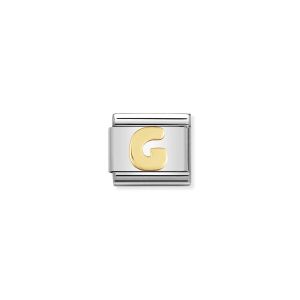 Nomination Gold Classic Letter Charm - G