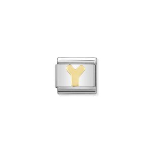 Nomination Gold Classic Letter Charm - Y