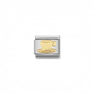 Nomination Classic Gold Coffee Cup Charm 030109_05
