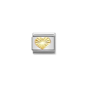 Nomination Classic Gold Sunray Heart Charm 030149_51