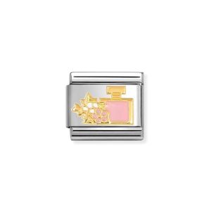 Nomination Classic Gold and Enamel Perfume with Flower Charm 030272/93