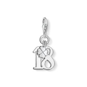 Thomas Sabo Charm Pendant Lucky Number 18 0473-001-12