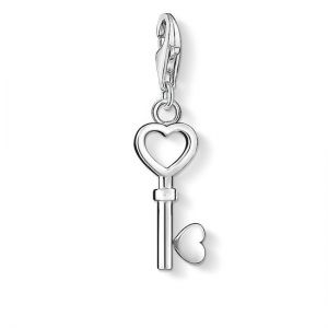 Thomas Sabo Charm Pendant, Silver Key 0888-001-12