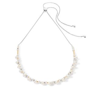 Coeur De Lion Dancing Freshwater Pearl Necklace - White Bicolour