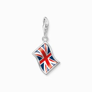 Thomas Sabo Charm Pendant - Union Jack Flag -1166-603-10