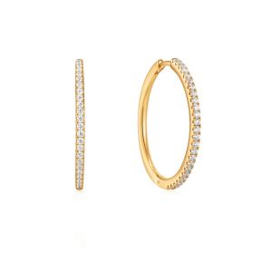 Ania Haie Glam Hoop Earrings Gold Plated
