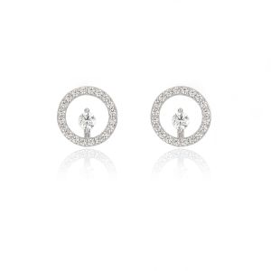 Georgini Goddess Cora Earrings- Silver - IE1116W