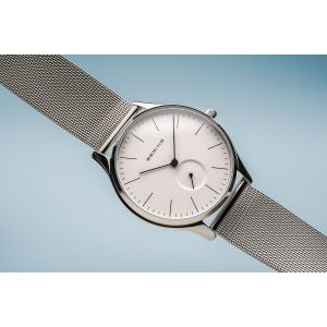 Bering Mens Classic Watch - Polished Silver - 16641-004