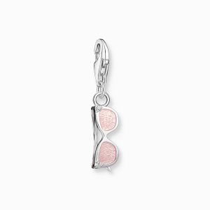 Thomas Sabo Charm Pendant - Pink Sunglasses with Zirconia