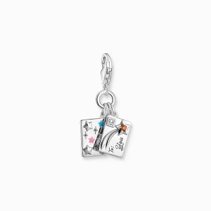 Thomas Sabo Letter Charm with Stones - 2061-691-7