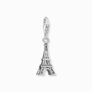 Thomas Sabo Charm Pendant - Eiffel Tower and Zirconia - 2074-643-21