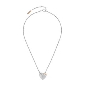 Olivia Burton Classic Knot Heart Silver Necklace