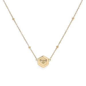 Olivia Burton Signature Minima Bee Gold Pendant Necklace - 24100096