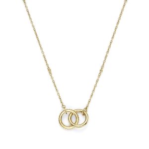 Olivia Burton Amity Interlock Gold Plated Necklace - 24100312