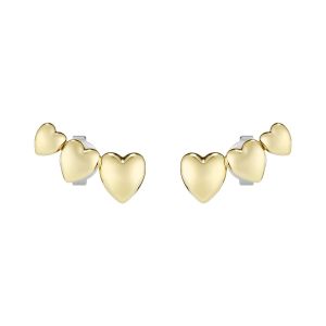 Olivia Burton Classic Mini Heart Gold Plated Stud Earrings. Item code 24100463.