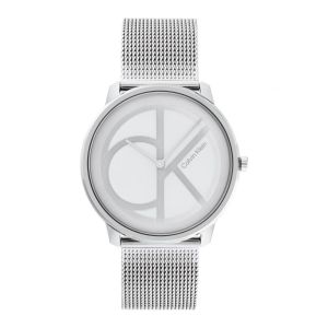 Calvin Klein Unisex Iconic Watch - Silver Logo Dial