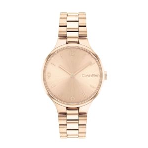 Calvin Klein Linked Bracelet Watch - Rose Gold