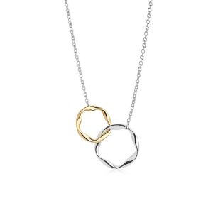 Sif Jakobs Cetara Pianura Due Necklace - Silver and Gold SJ-C1078-YG2