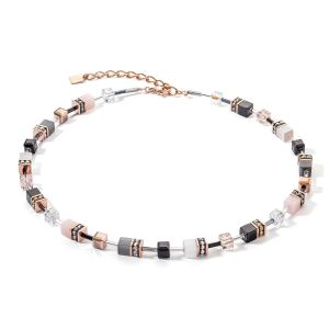 Coeur De Lion GeoCUBE Necklace - Iconic Rose Gold Soft 2838101922