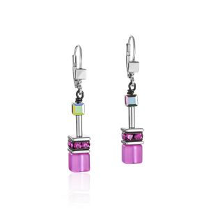 Coeur De Lion Pink GeoCUBE Earrings 2838201520