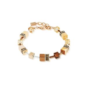 Coeur De Lion GeoCUBE Iconic Bracelet - Mocha Mousse - 2838301100