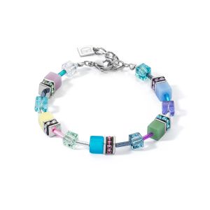 Coeur De Lion GeoCUBE Bracelet - Silver Ice Pastels 2838301580