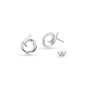 Kit Heath Helix Wrap Pavé Stud Earrings