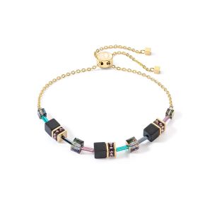 Coeur De Lion GeoCUBE Chain Bracelet - Black Multicolour