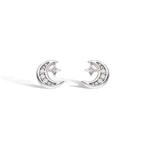 Kit Heath Revival Céleste Small Crescent Moon Stud Earrings