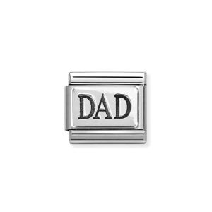 Nomination Classic Oxidised Dad Silver Charm - 330102_63