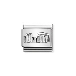 Nomination Classic Monuments Steel and Silver 925 Stonehenge Charm