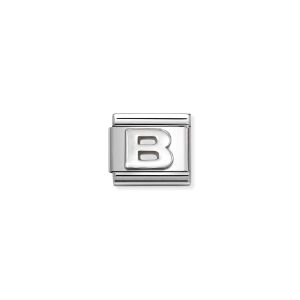 Nomination Classic Oxidised Silver Letter B Charm