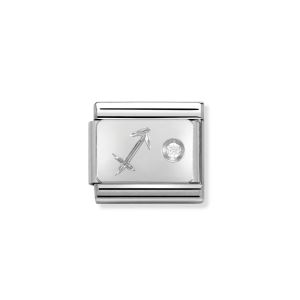 Nomination Silver and Zirconia Classic Sagittarius Charm 330302_09