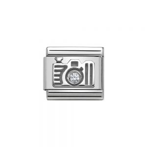 Nomination Classic 925 Silver and Zirconia Camera Charm 330311_06