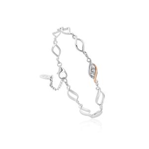 Clogau Past Present Future Silver Multi Link Bracelet - 3SPPF0651