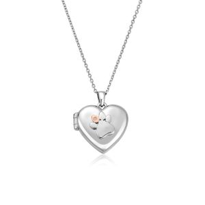 Clogau Paw Print Heart Locket - 3SPWP0617