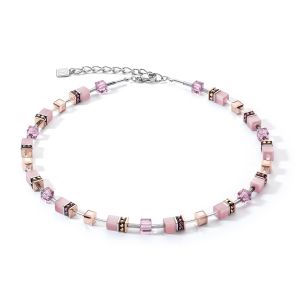 Coeur De Lion GeoCUBE Necklace - Iconic Monochrome Lilac 4016100829