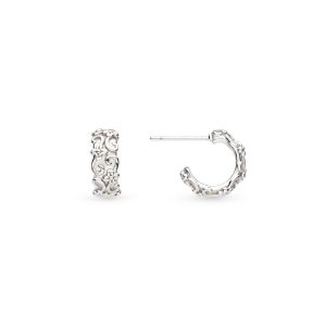 Kit Heath Blossom Flyte Honey Flower Chunky Hoop Earrings - 40331RP