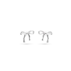 Kit Heath Serenity Ribbon Bow Dainty Stud Earrings - 41187RP